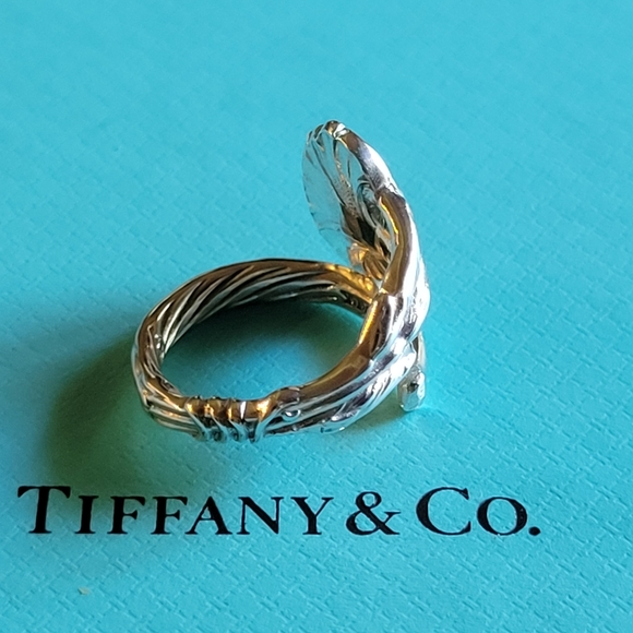 1885 Tiffany & Company Morning Glory Spoon Ring in Sterling Silver #53 - Picture 5 of 13